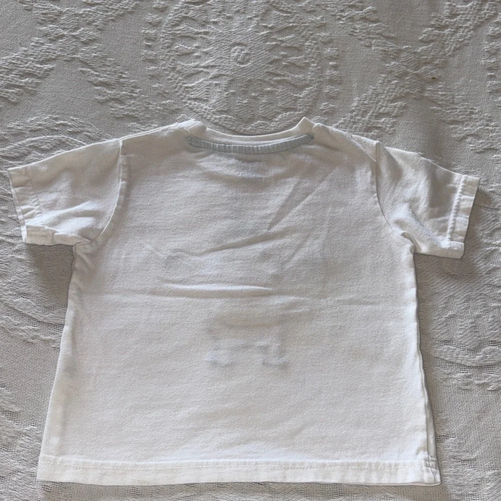 Gently Loved White Bear Birthday Boy Cotton Shirt by Gymboree